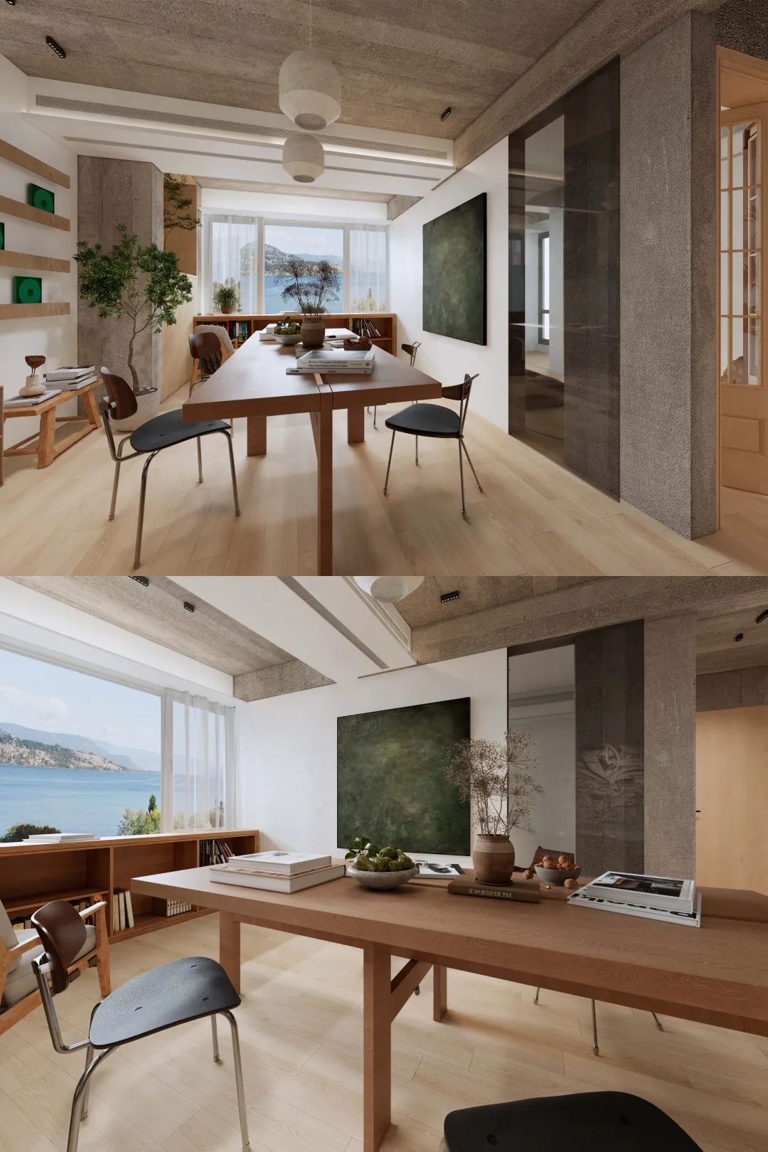 原始粗狂的混凝土裸顶遇上紧凑小三房,这酷酷的松弛感真让人着迷丨中国长沙丨東乙建设-169