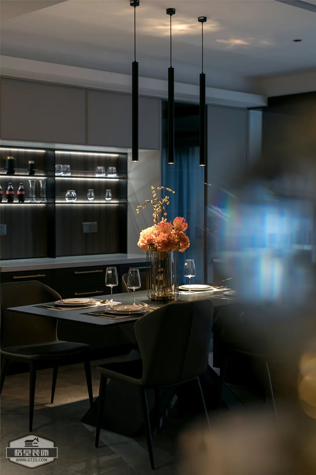 月亮湾沁园 150㎡现代极简设计丨格堂装饰-15