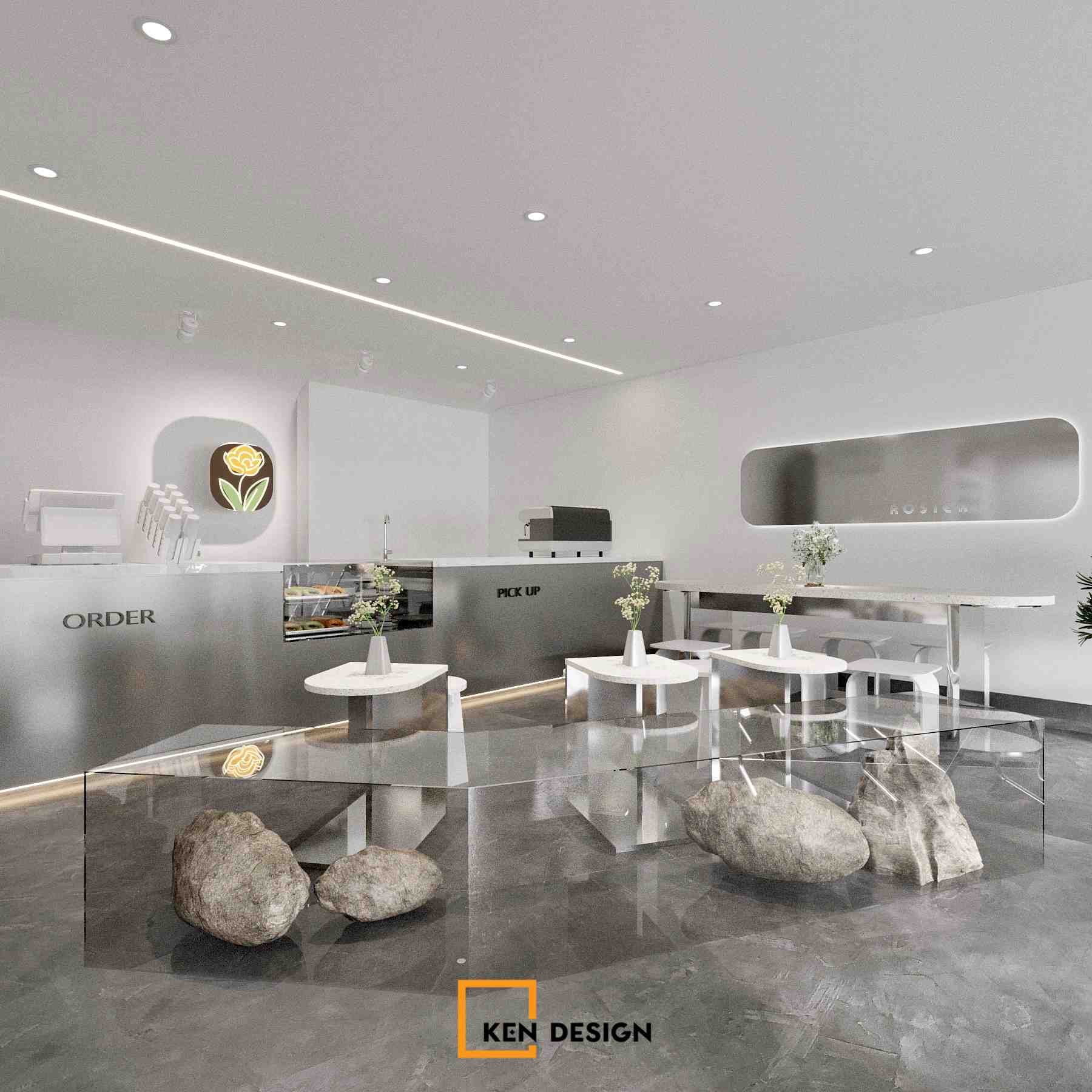 Rosier Trần Quốc Vượng咖啡馆设计丨Ken Design-22