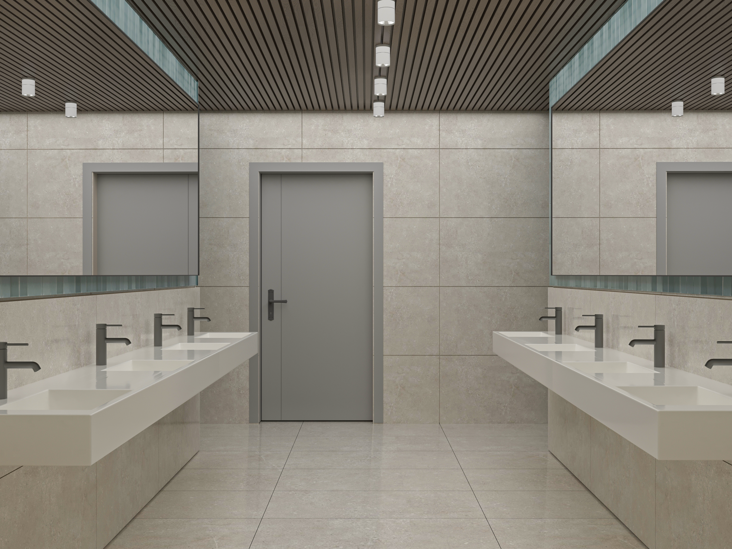 公共卫生间室内设计丨Aqua Pak,Rana Saber-10