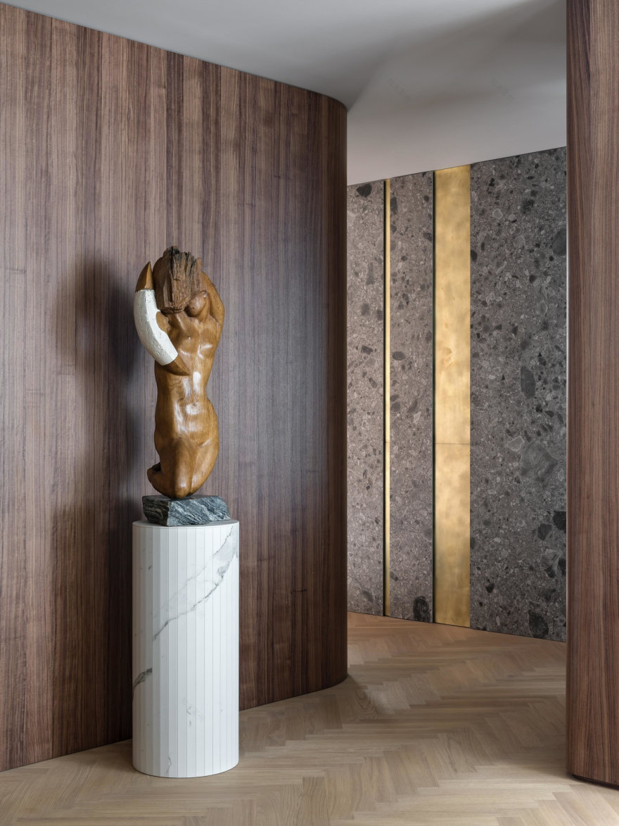 95㎡现代原木风公寓丨俄罗斯丨Veronika 和 Ales Fomenko 设计师-23