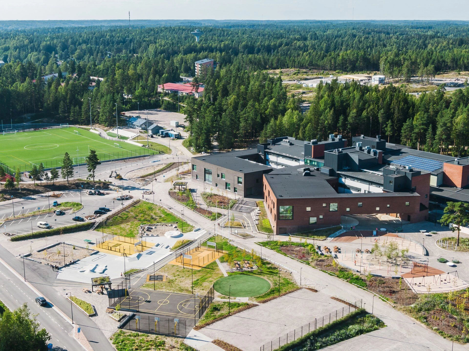 Sipoonlahti 学校扩建项目“Tandem”丨芬兰-21