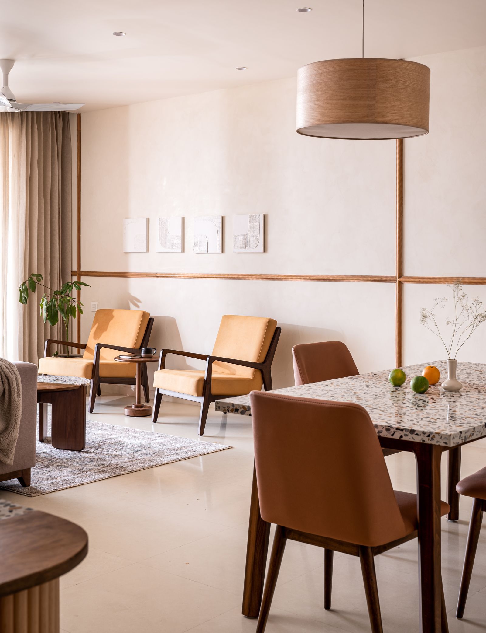 900 平方英尺班加罗尔居家办公改造住宅丨印度班加罗尔丨5FT. Apart 的 Taarini Jouhari-16