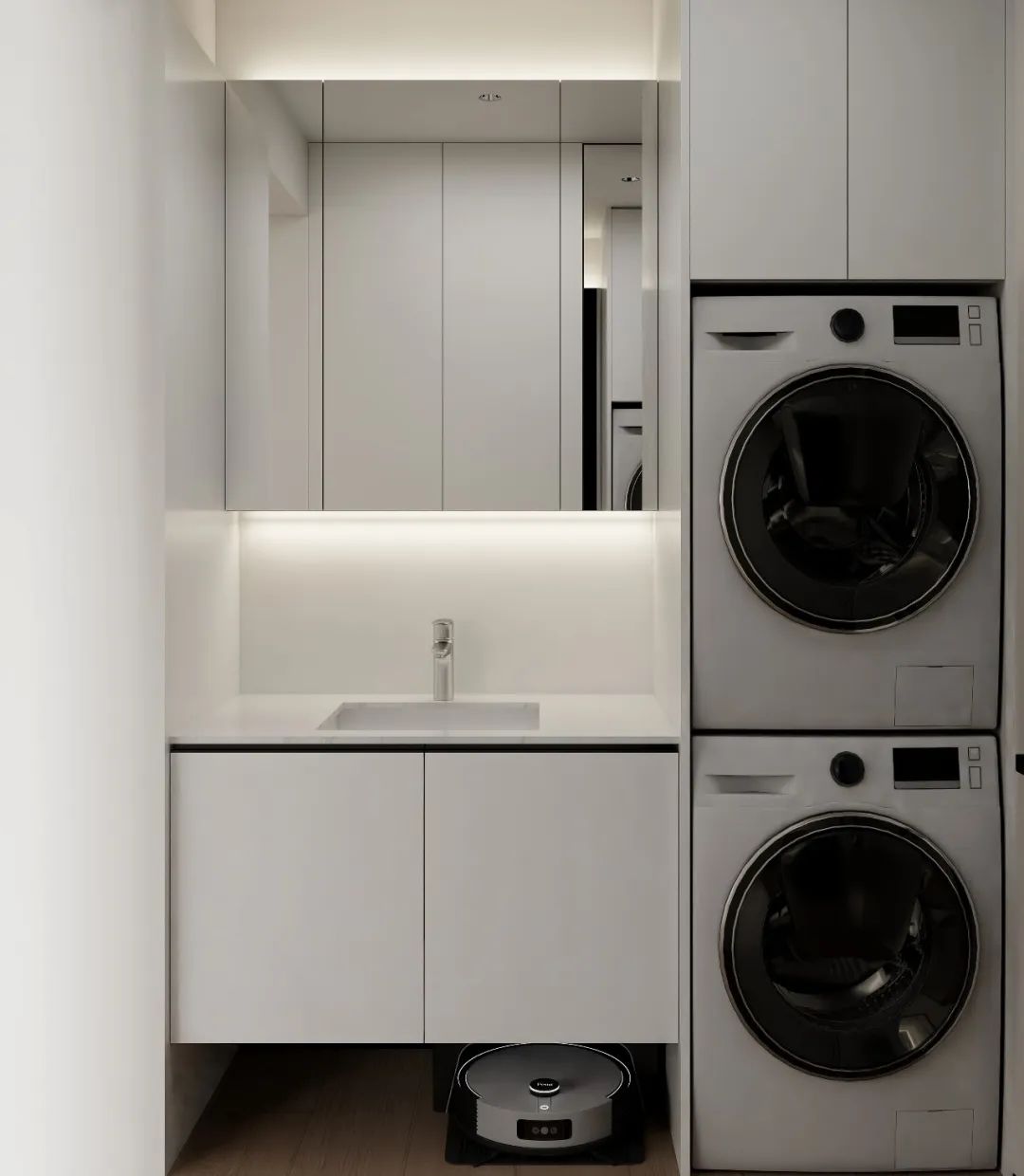 金海国际 · 96m²极简黑白灰家居设计丨中国北京丨梁筑空间设计-27