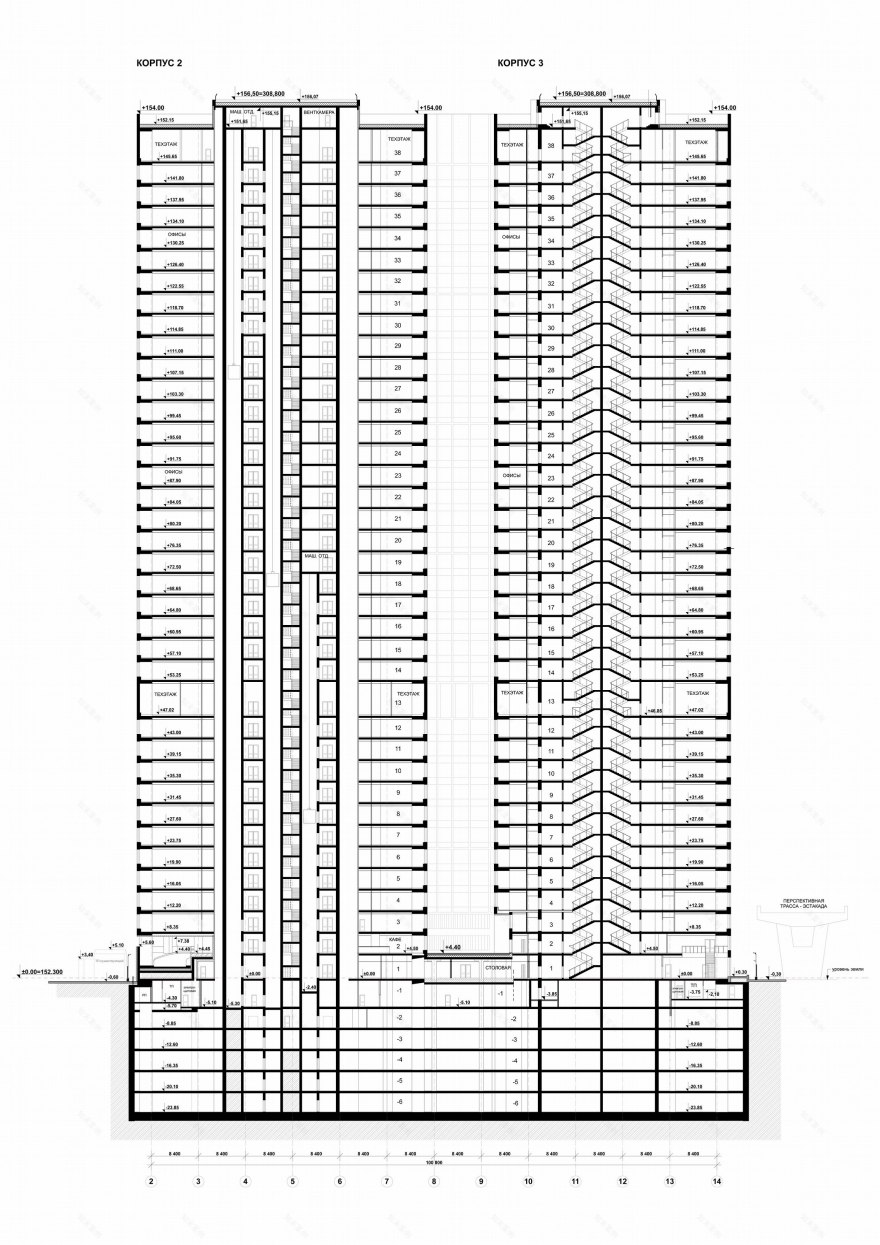 现代风格办公室设计 | 以莫斯科知名设计师项目为例-15