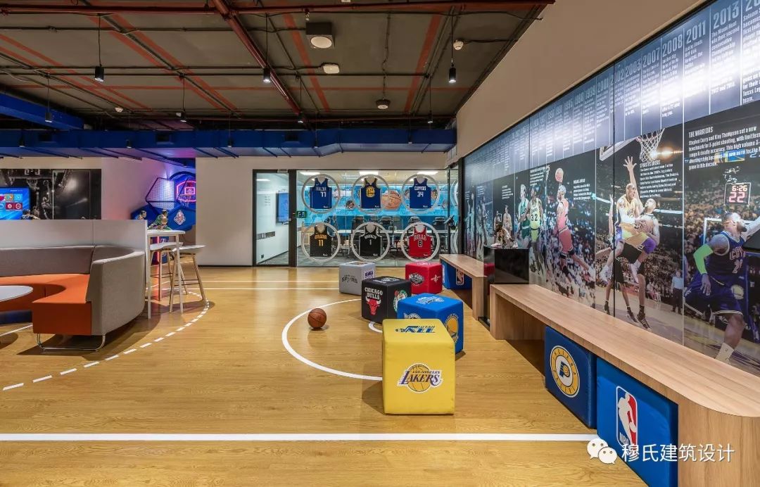 NBA 孟买体验中心——运动与办公的完美融合-11