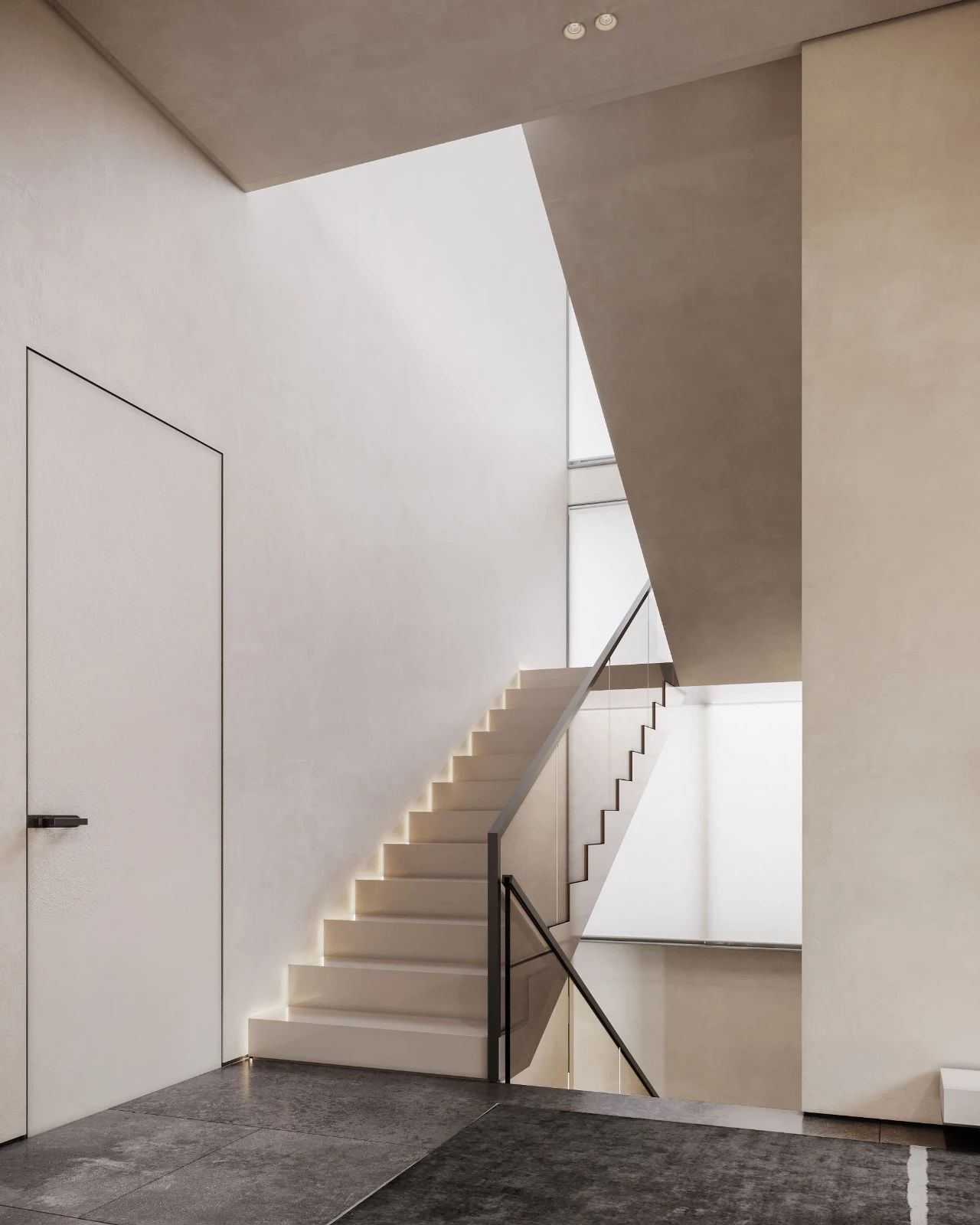 504㎡三层极简别墅设计丨LeQB Architects-110