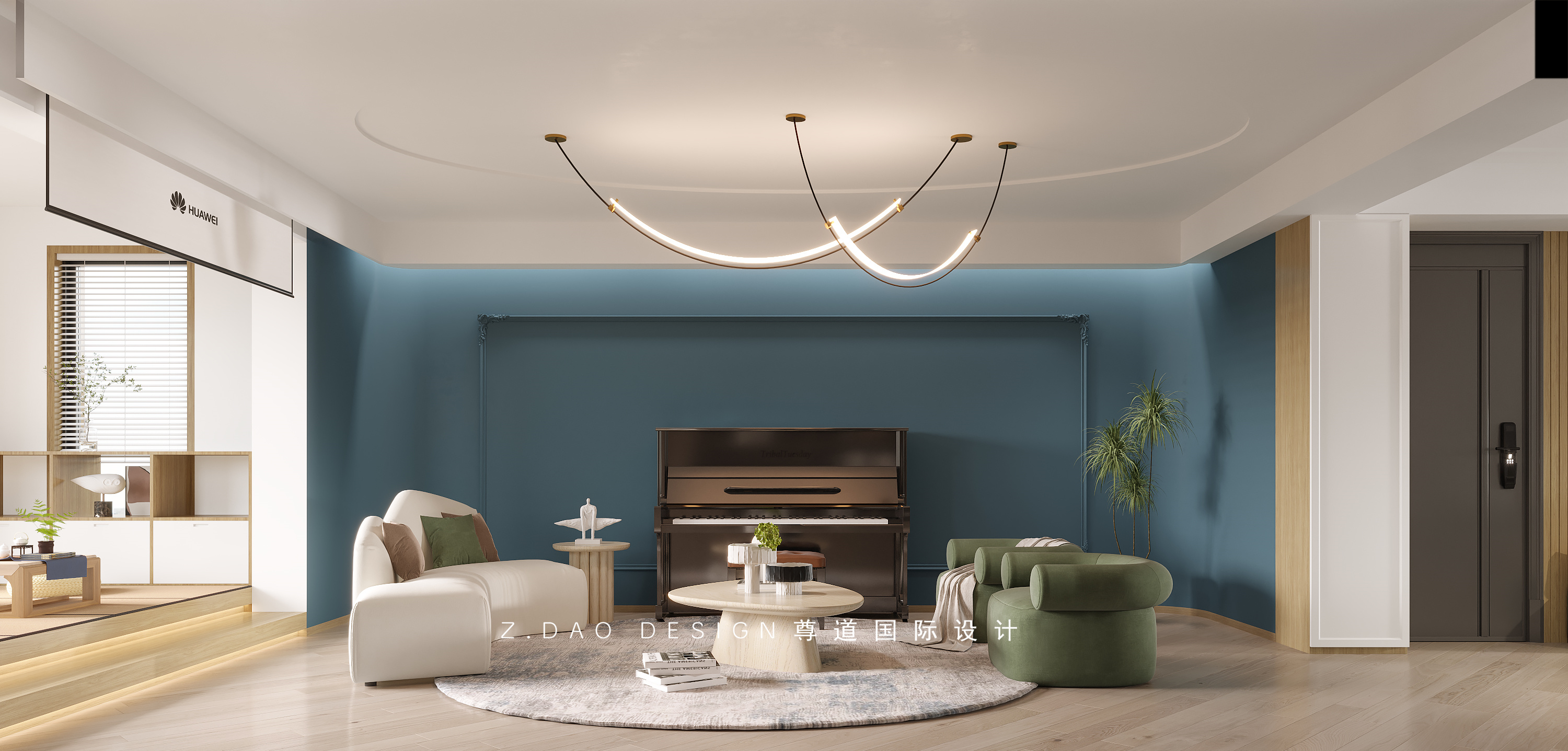 《归·来》合肥安大磬苑现代北欧风豪宅设计丨中国合肥丨合肥尊道国际设计-4