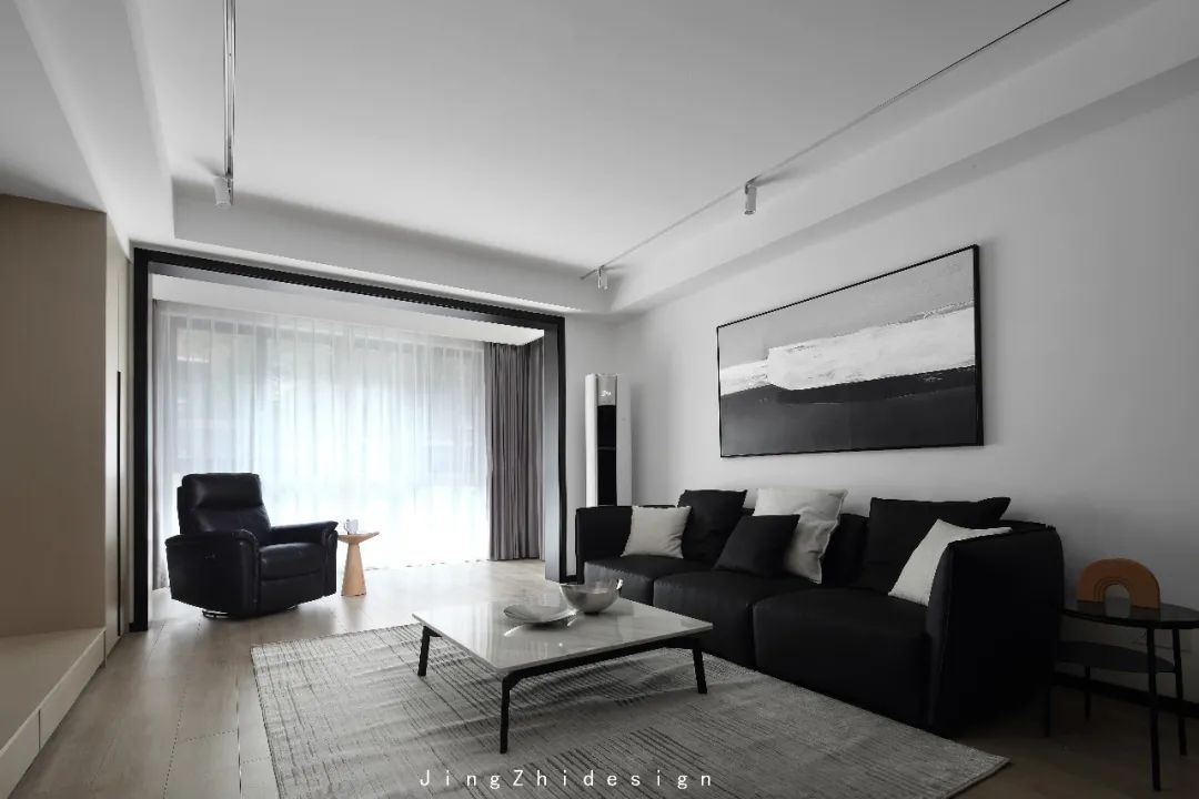 极简黑白灰,打造城市中的宁静栖息地-15