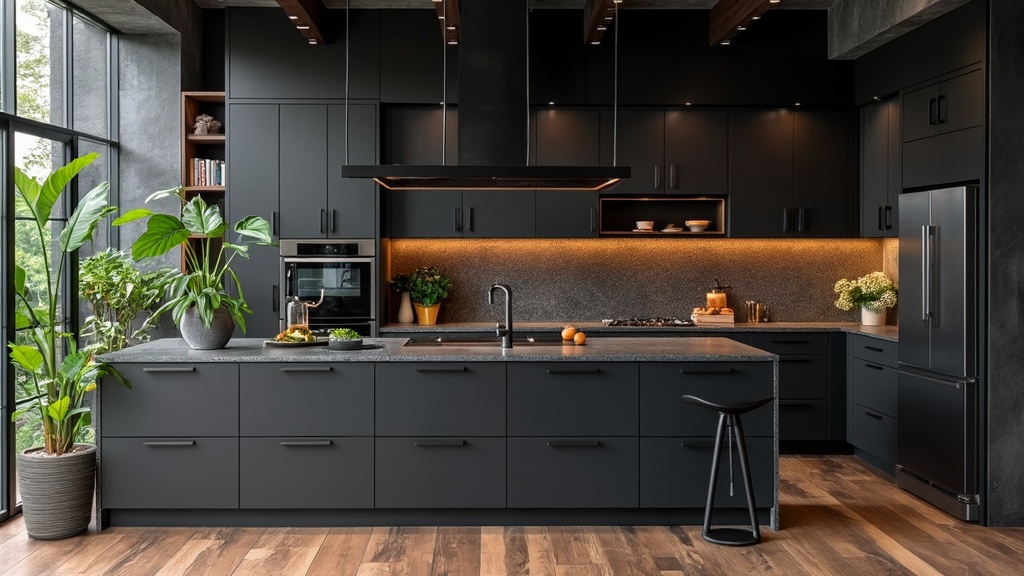 16种全黑厨房设计方案-32