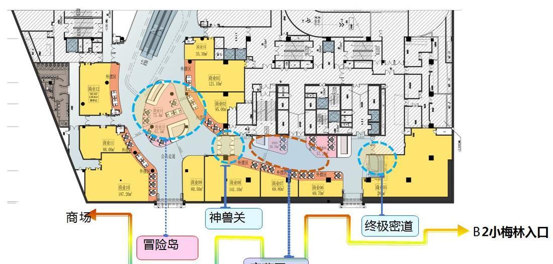 深圳卓悦汇“小梅林”B1 商业空间 | 丛林探险主题设计-6