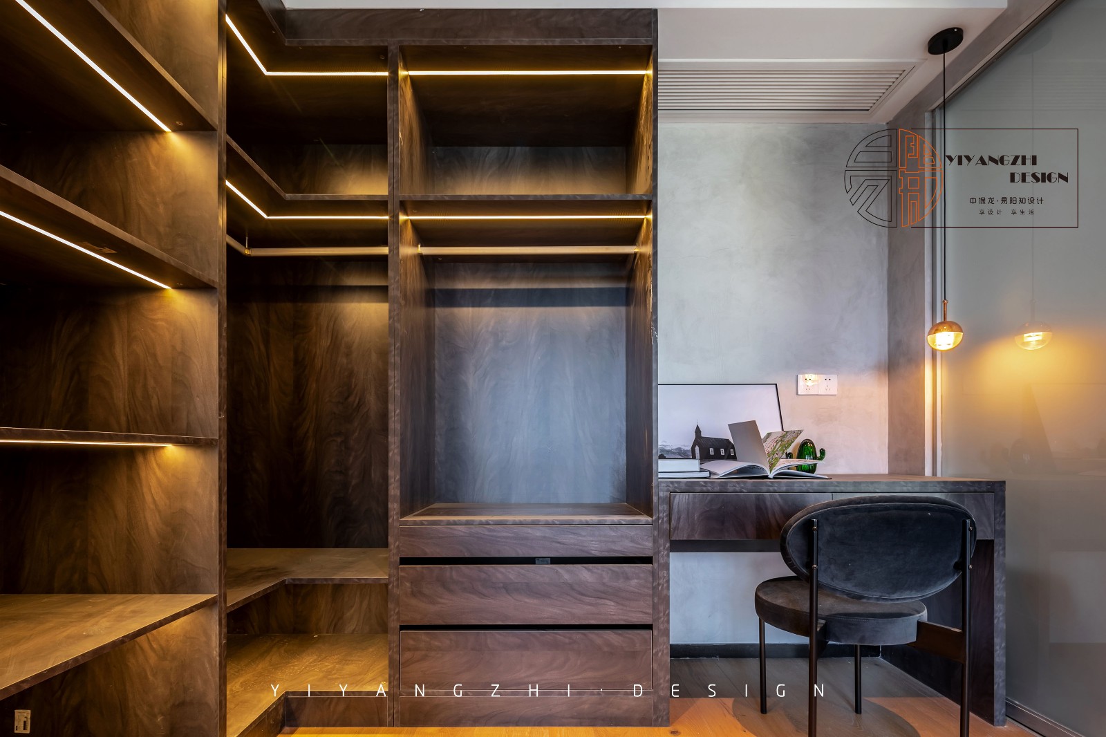 122㎡轻工业风灰度空间设计  王杨-27