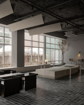 奥文努咖啡馆丨韩国高阳市丨YOLLLLEY STUDIO