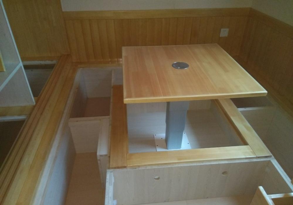 
万科蓝山精装房次卧榻榻米制作 -0