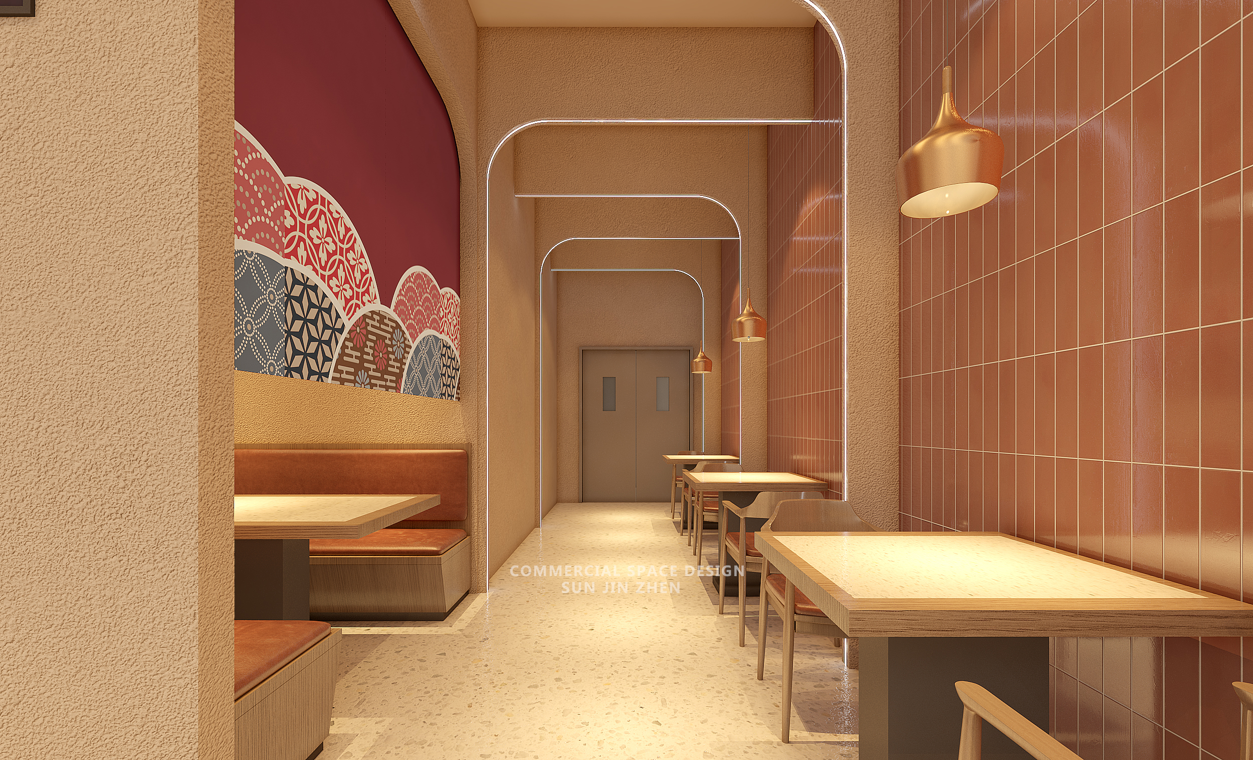 五棵松万达参鸡汤店丨中国北京丨孙金甄（北京）室内建筑设计有限公司-13