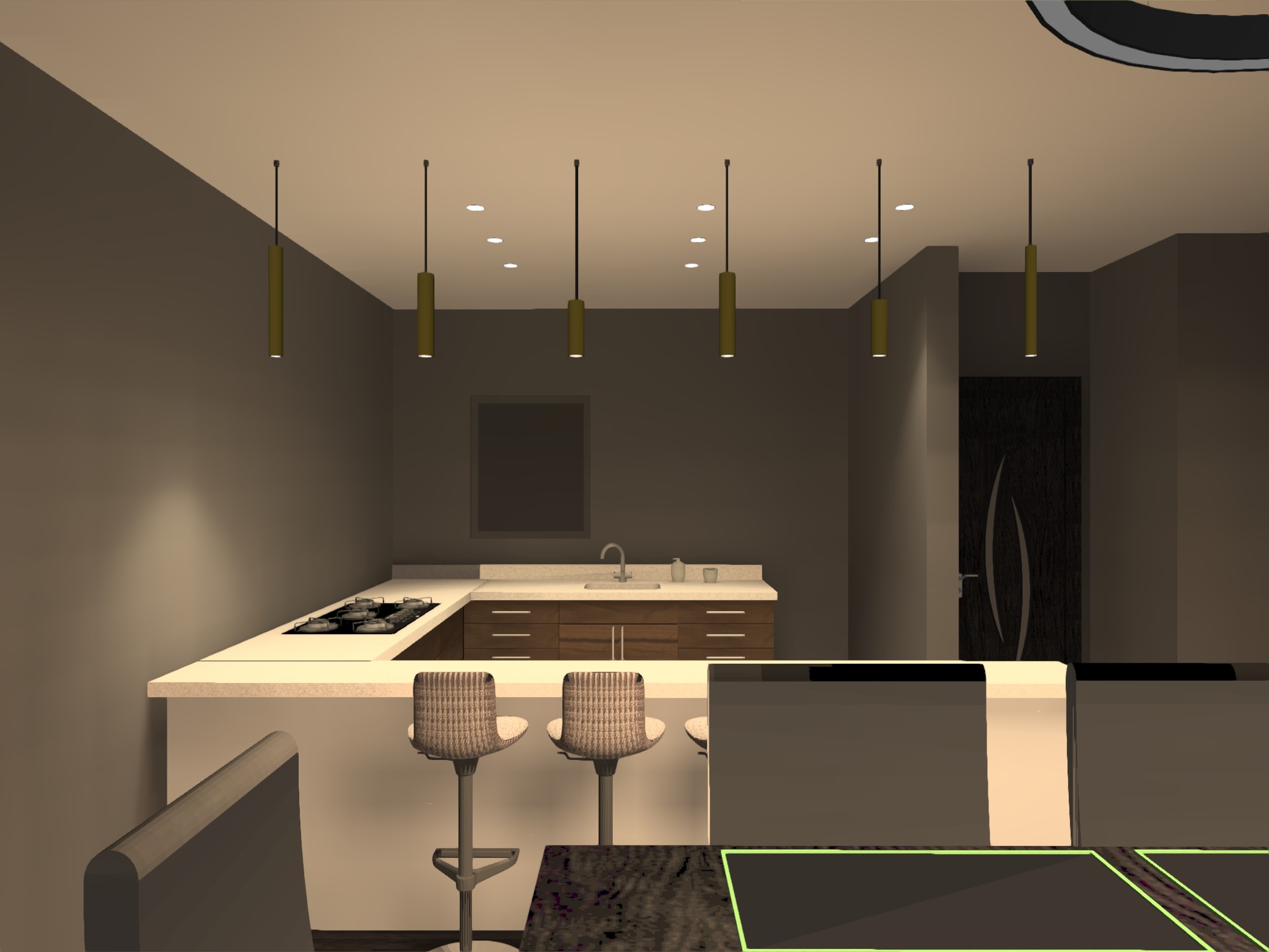 Living room Interior Lighting design-7