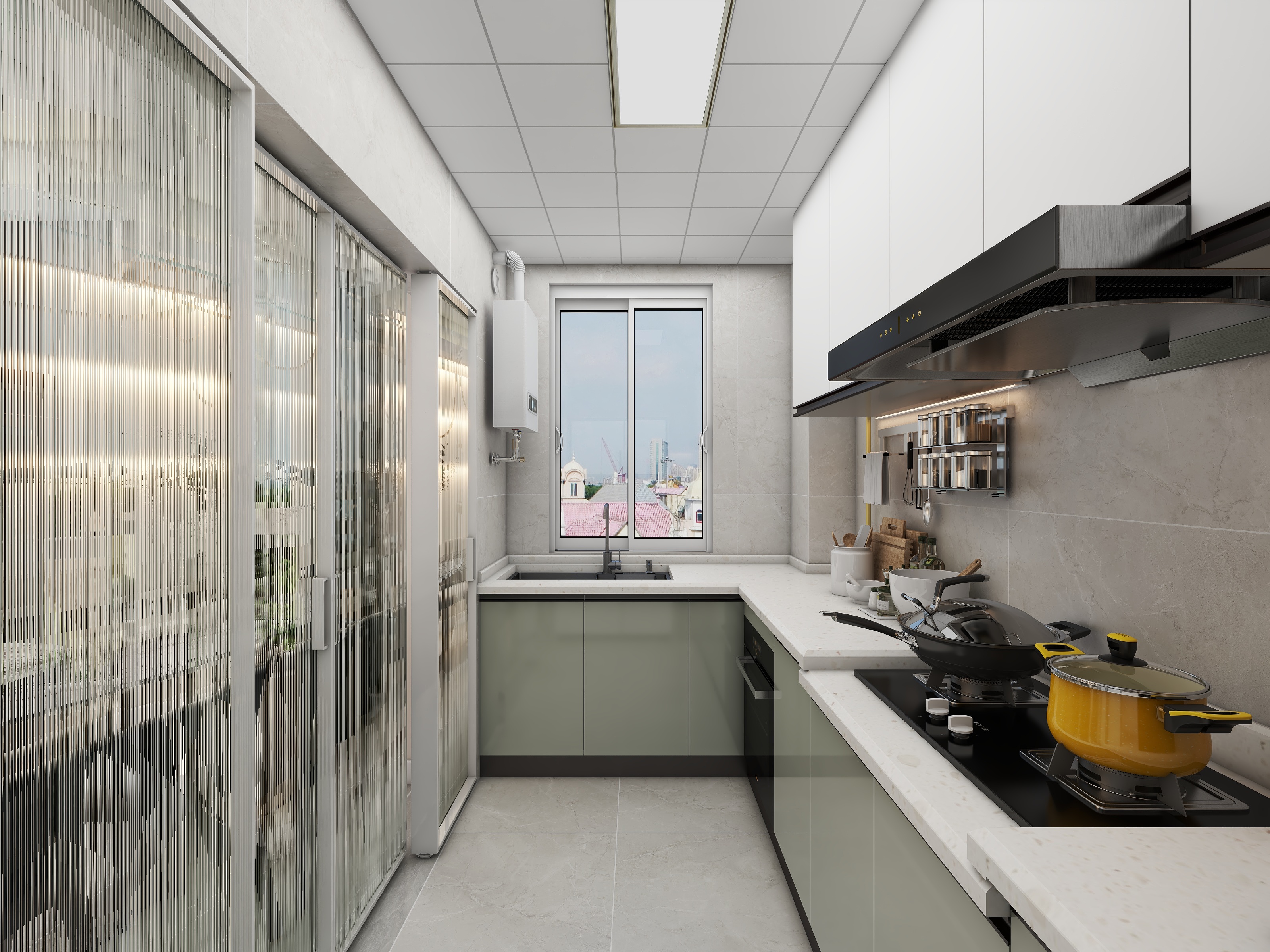 陕西安康万达one（119平方现代简约四居室）-56