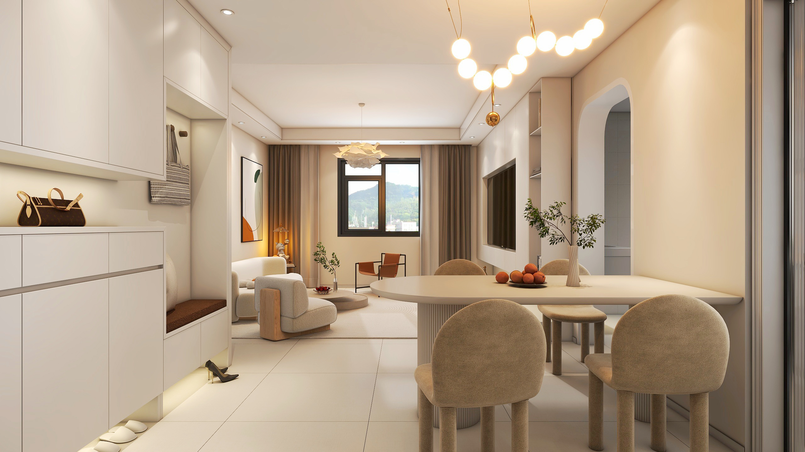 蓝城诚园现代简约101㎡3室-1