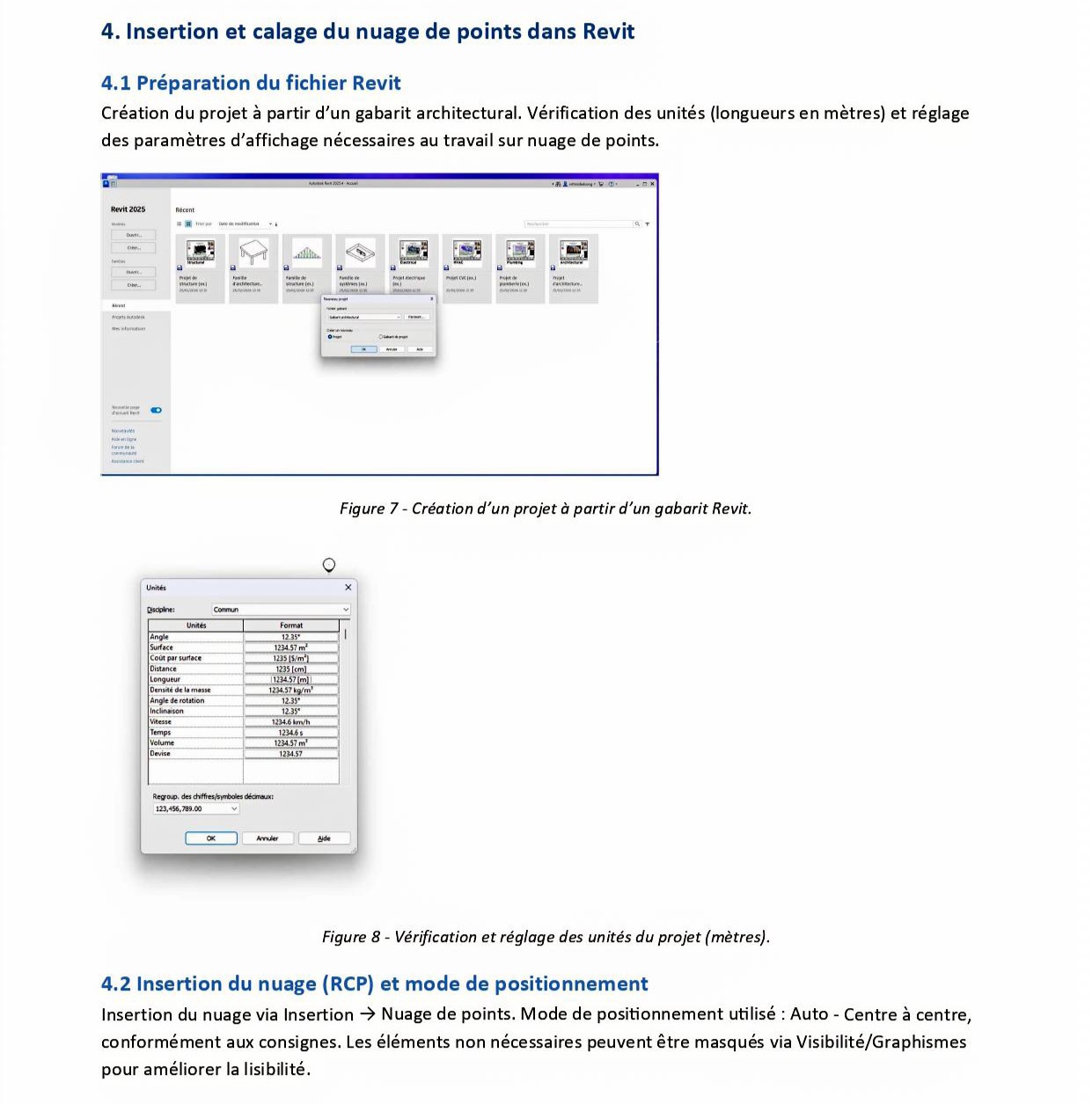 Nuage de points & Convention BIM-6