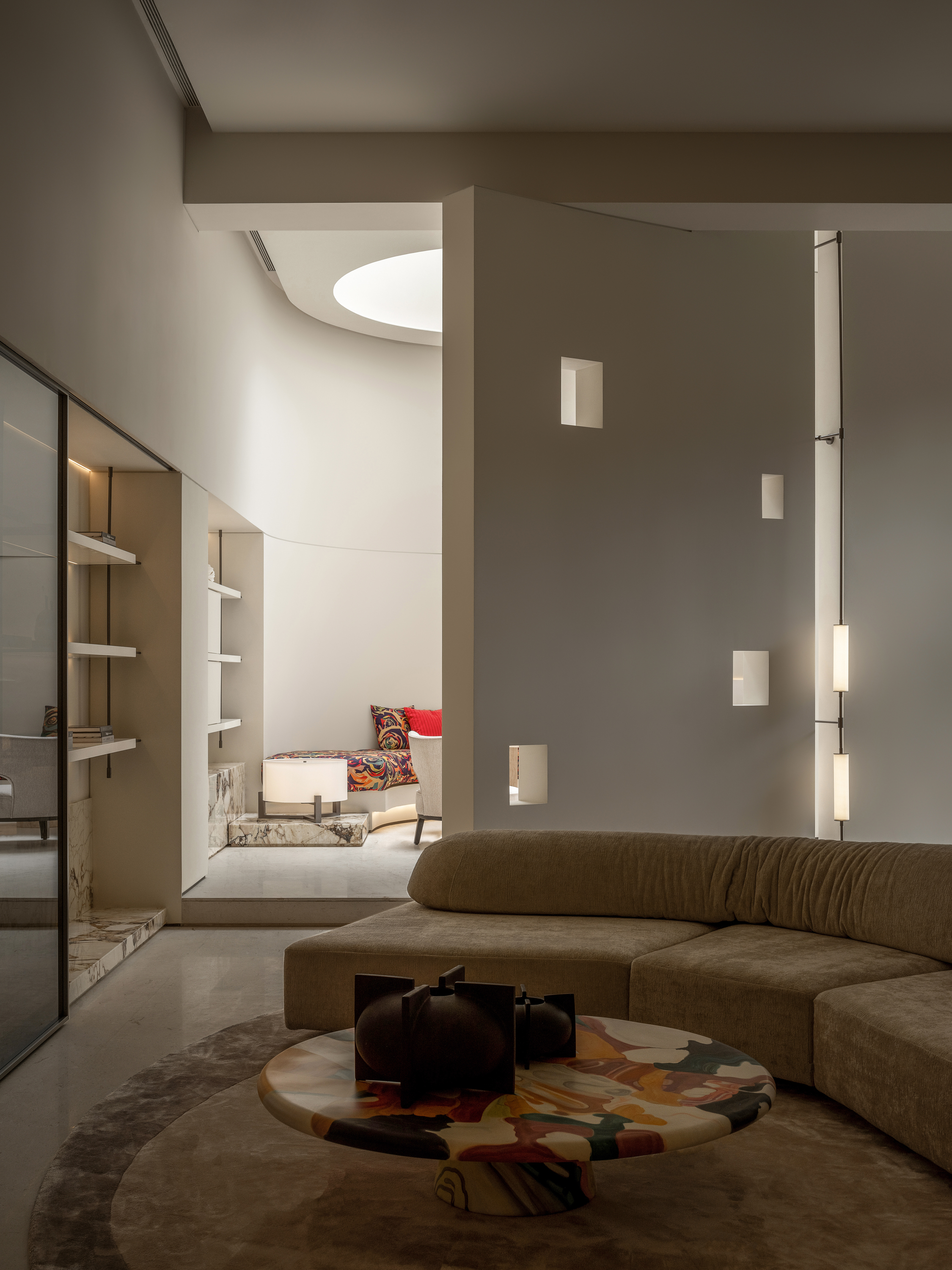 悦水岸·私宅丨中国重庆丨方案设计为时间与物,软装设计为le lee studio·楽里设计-15