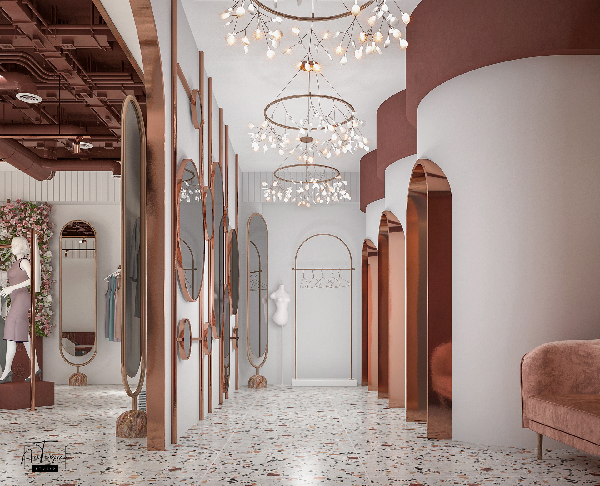 SARAH ABAYA 服装店丨沙特阿拉伯丨ANTIQUE Studios-18