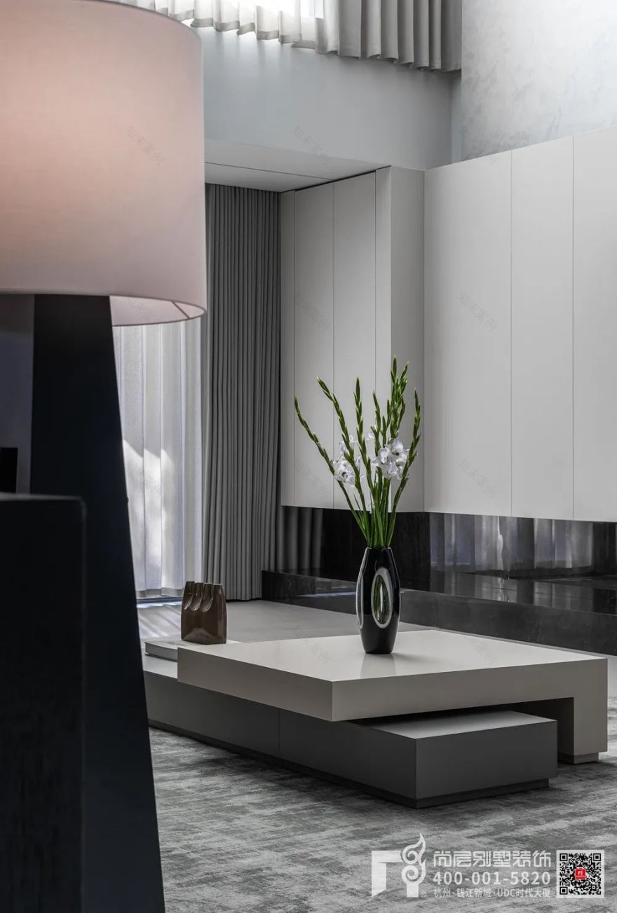 嘉兴宝石公馆现代简约别墅设计丨中国嘉兴丨杭州尚层装饰-15