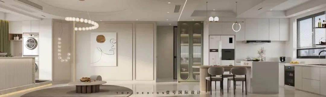 马桥小区奶油轻奢风设计丨壹号国际居奥装饰-9