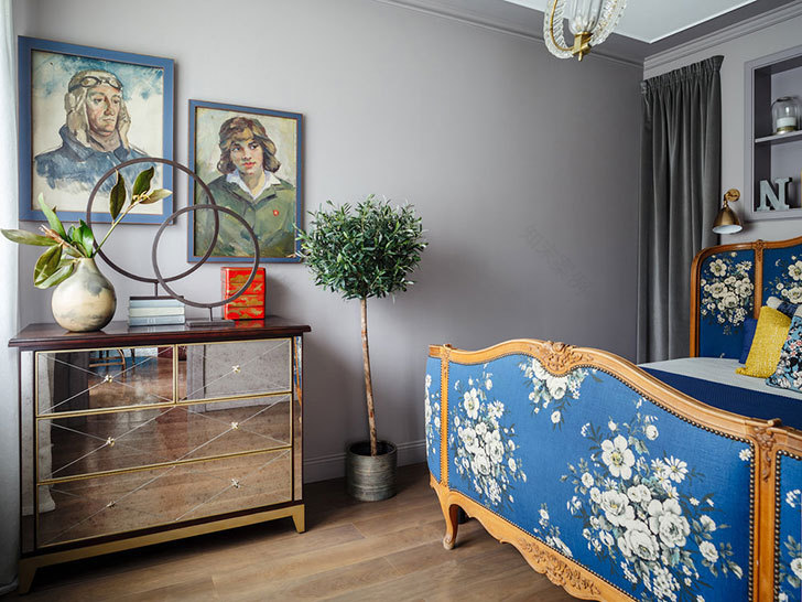 莫斯科 45 平米小公寓,设计师 Nadya Zotova 的彩色梦幻空间-17