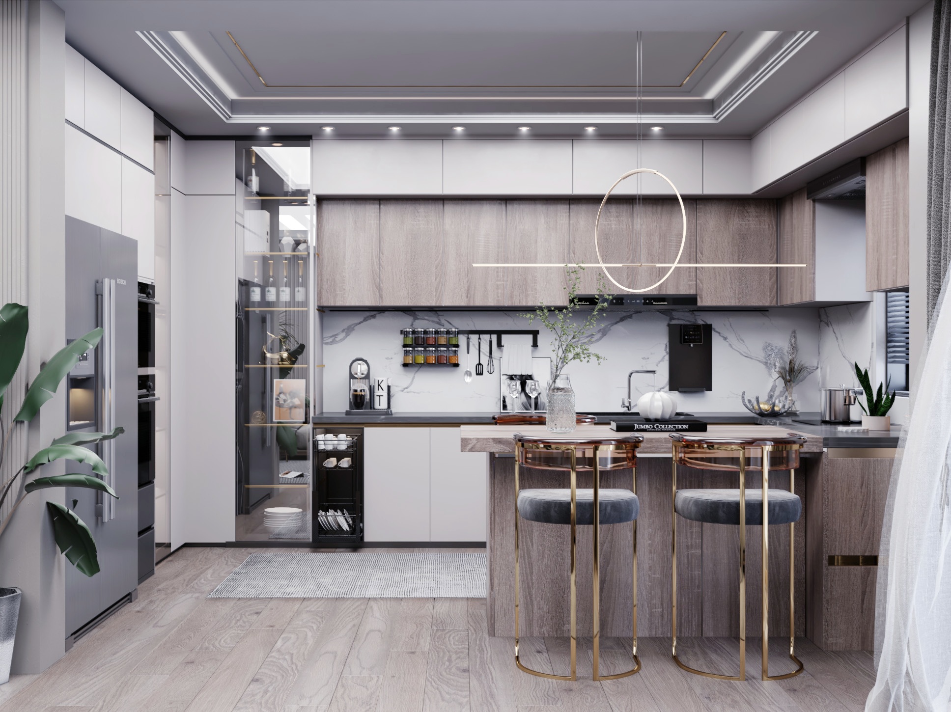 Redistribution of the interior spaces of an apartment-6