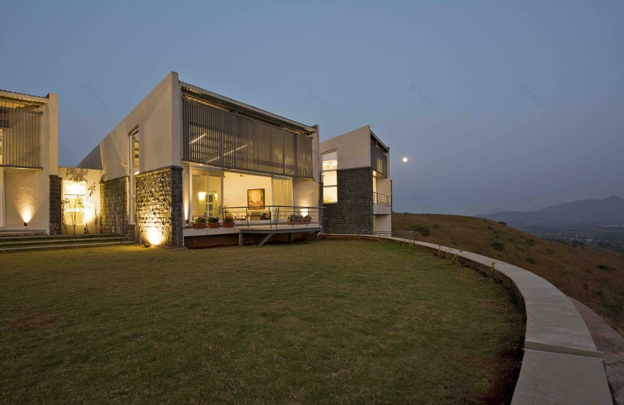 印度梯形周末别墅-33