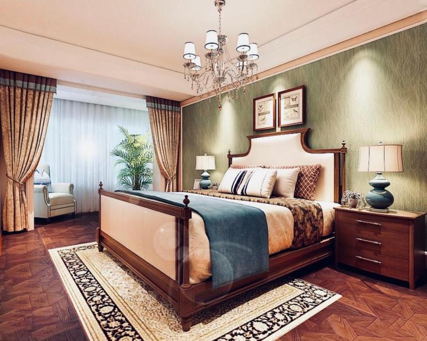 简约美式家居,色彩与灵魂的华美交响-10