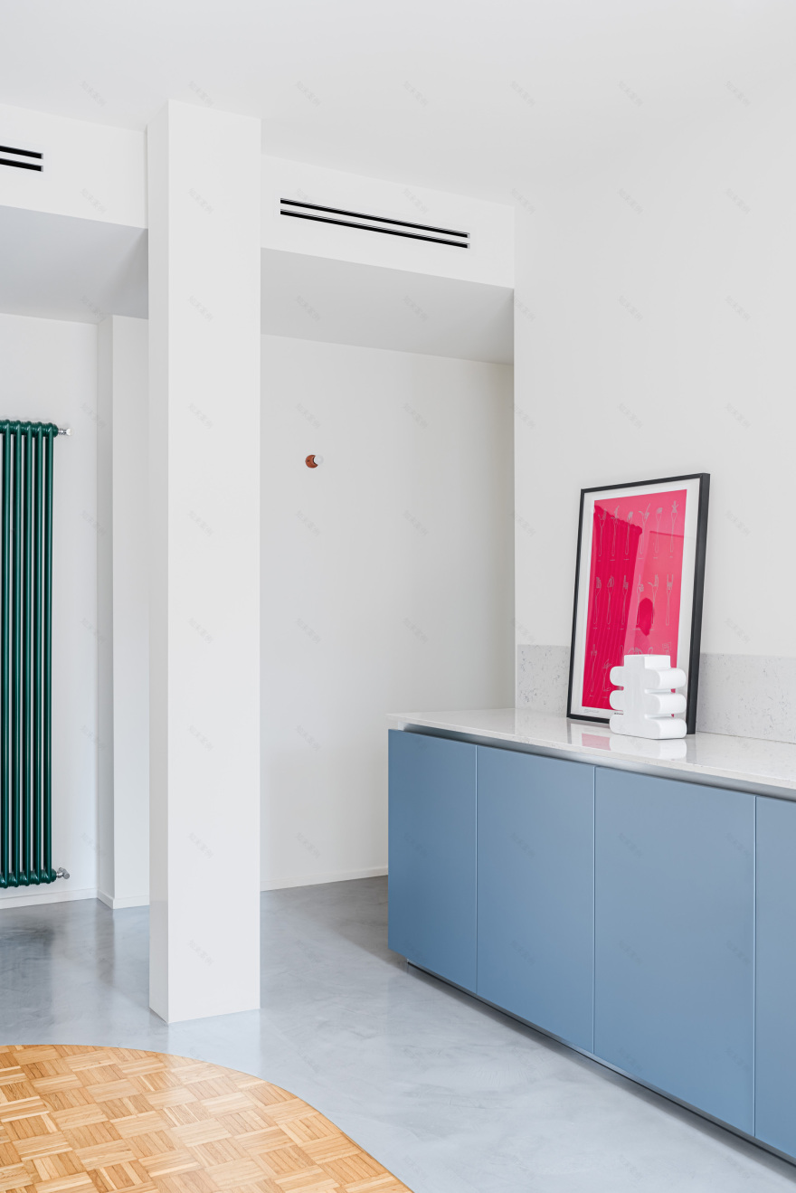 复古糖果色公寓设计-11