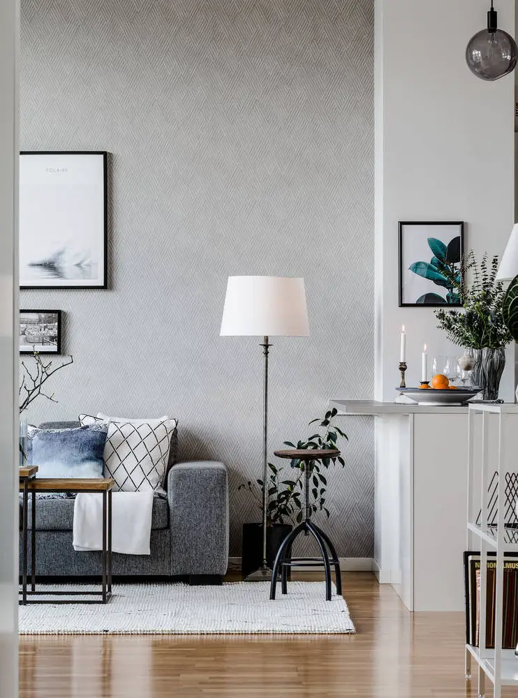 阁楼公寓的灰色魅力 | 超高天花板打造独特空间-7