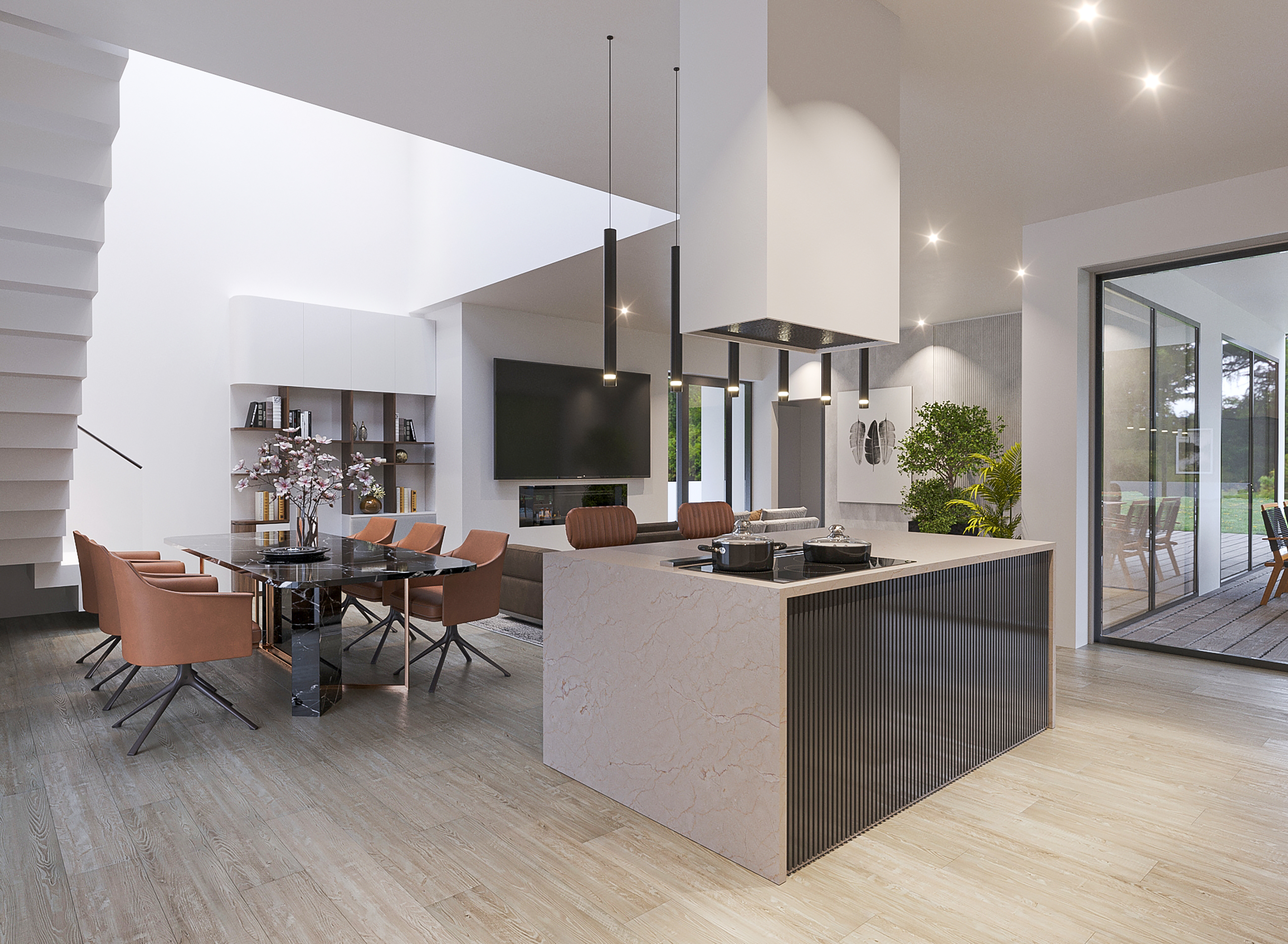 Modern Earthbound Villas-5