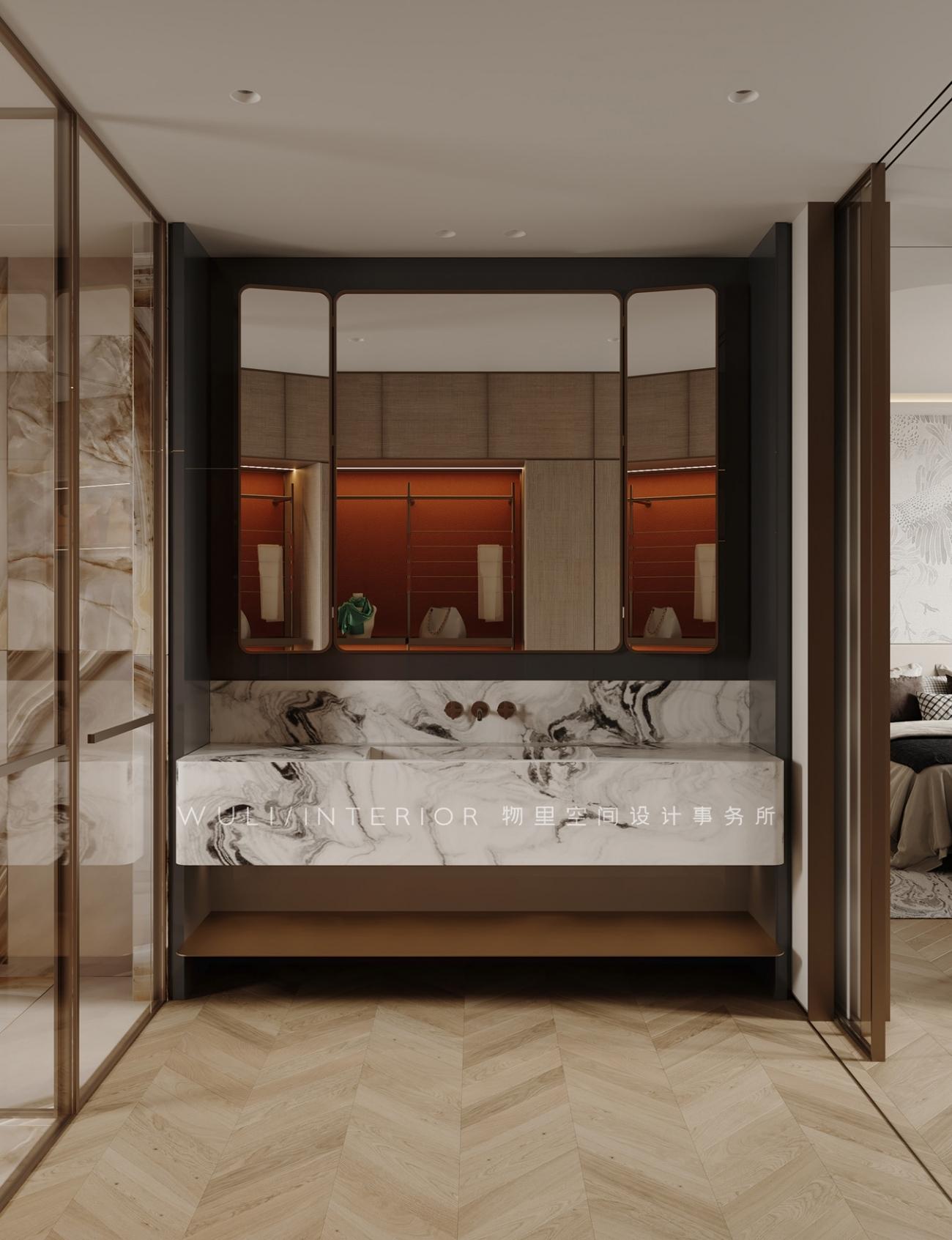 魔都大气摩登范儿排屋别墅设计丨物里设计-19