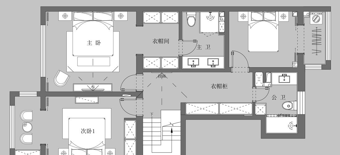 现代轻奢别墅设计-3