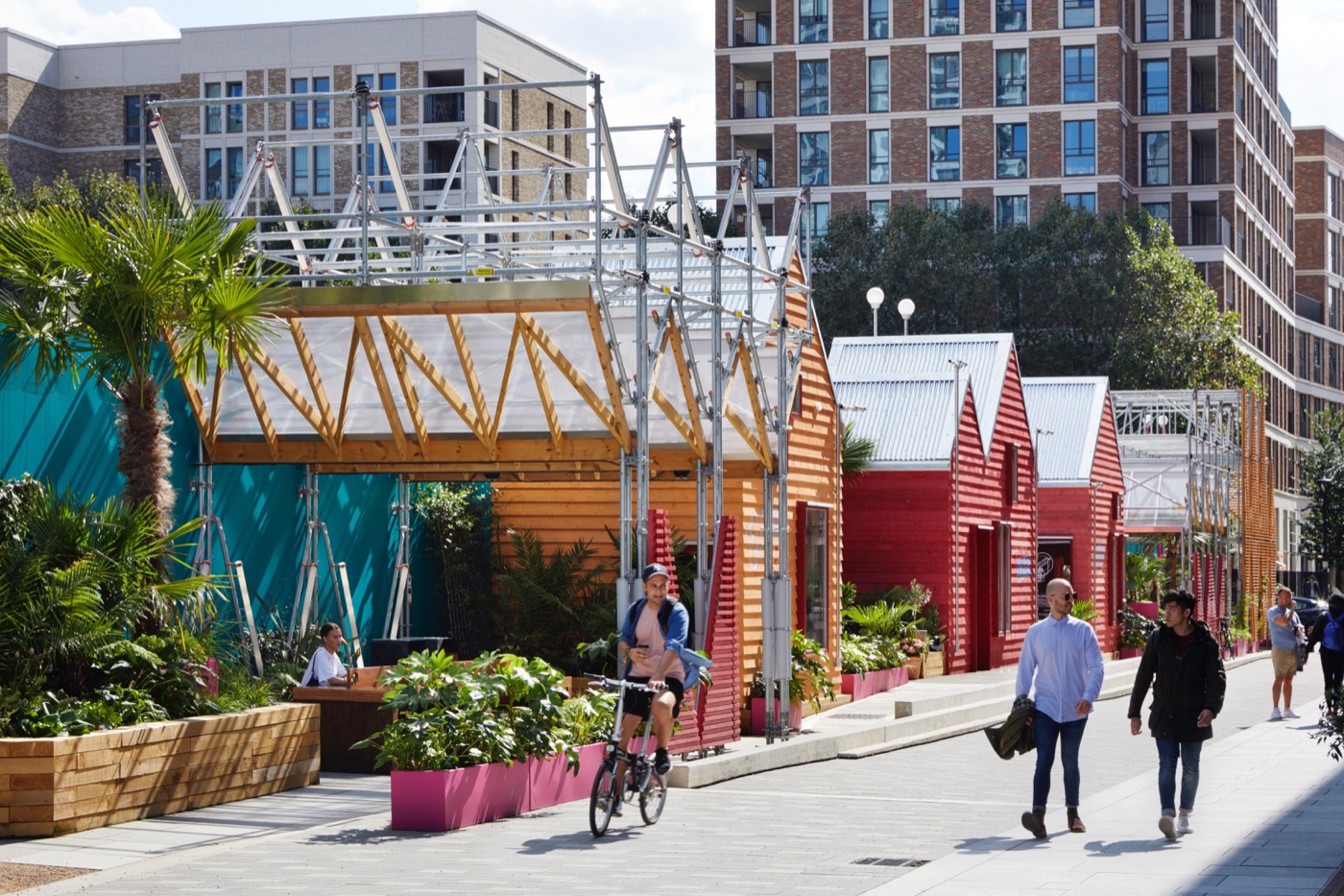 伦敦 Elephant Park 绿色空间重生 | Sayer Street 与 The Meadow-8