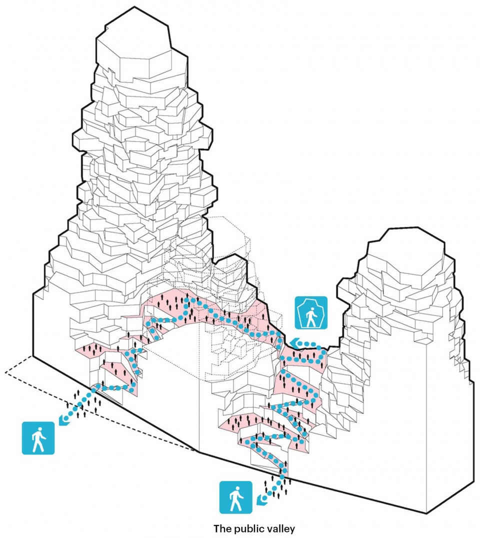 阿姆斯特丹"山谷"综合体 | 绿色与人性并重的建筑奇迹-21