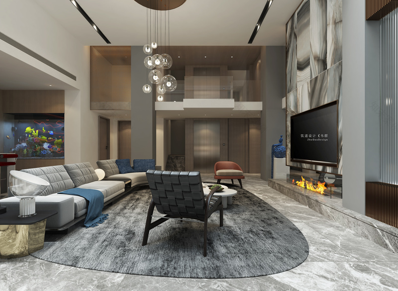 535㎡现代风精致家居-6