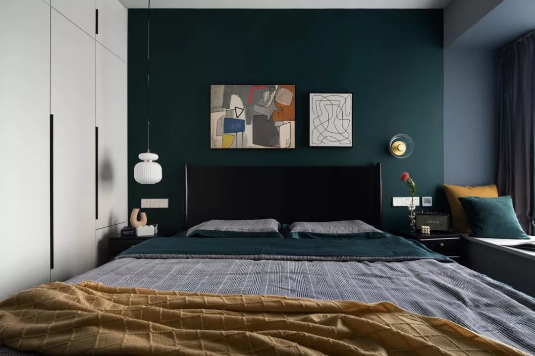 85㎡水电云立方套三双卫,绿色艺术空间的焕新设计-64