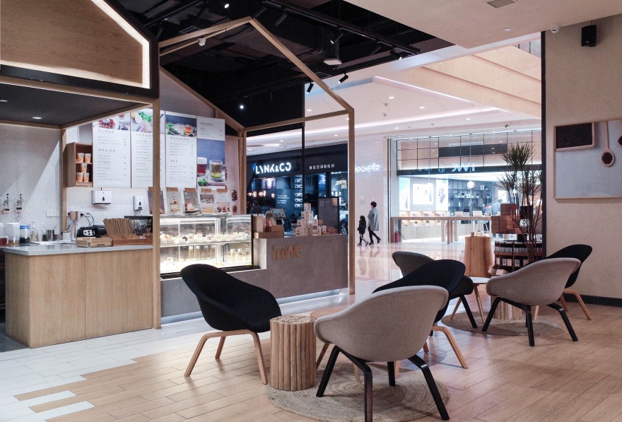 杭州网红风茶饮店 梁仓空间设计-23