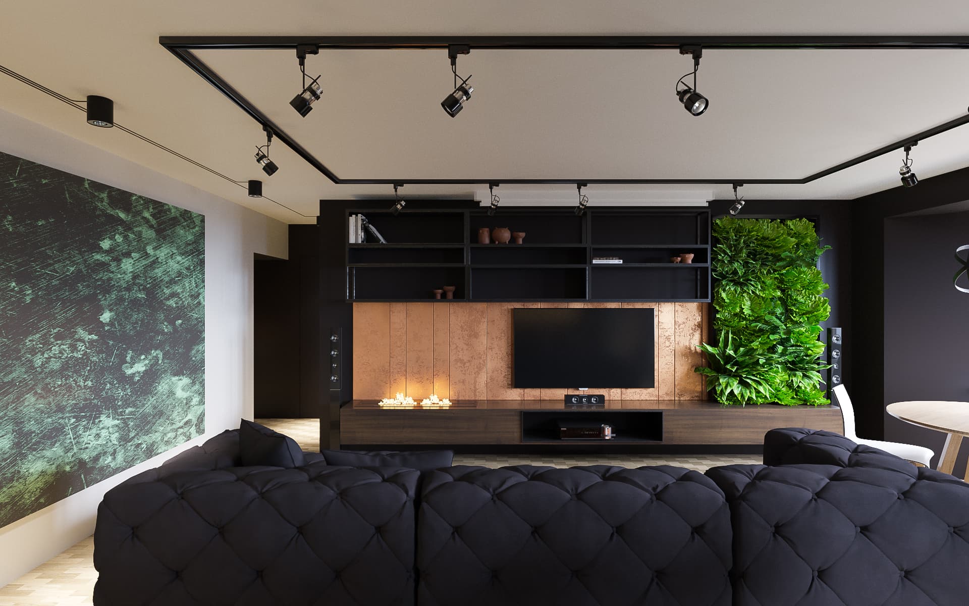 石墨色调的 loft 公寓设计项目丨白俄罗斯明斯克丨“Станза”工作室-13