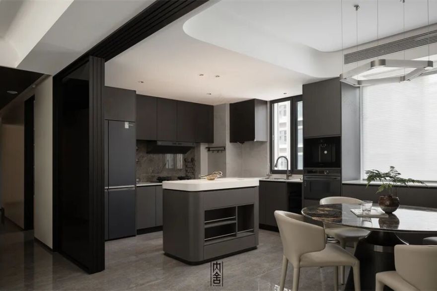 内舍软装丨228㎡现代意式风,不刻意奢华,以质感雅致实现高级感自由!-63