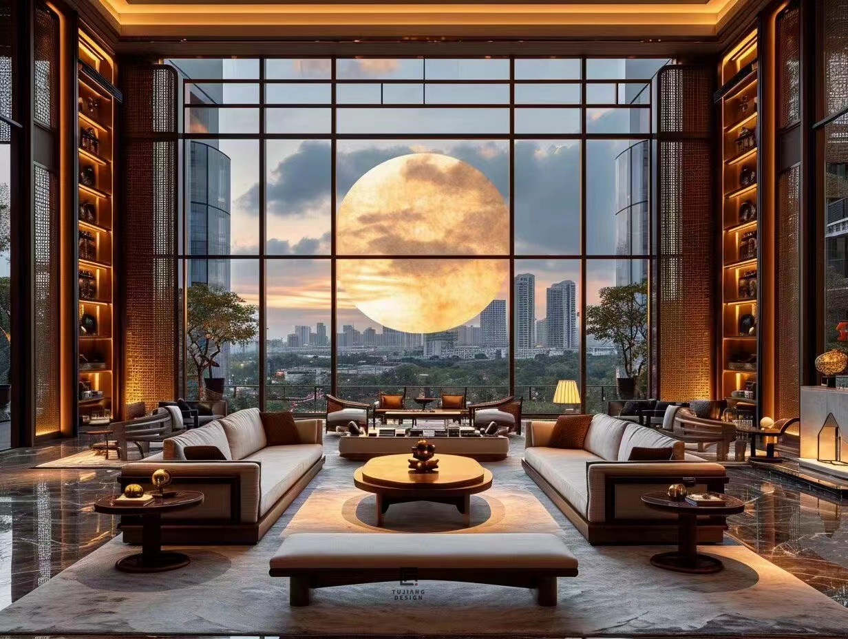 新中式酒店会所设计|演绎精致优雅中式意境-5