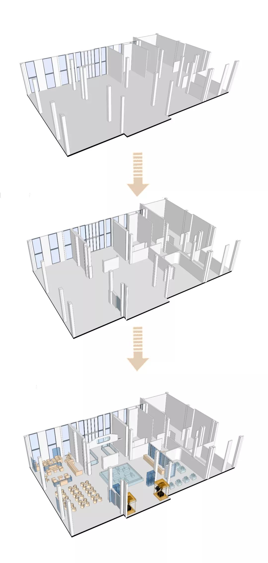 上湖嘉园营销中心 | 光影空间的人与景对话-11
