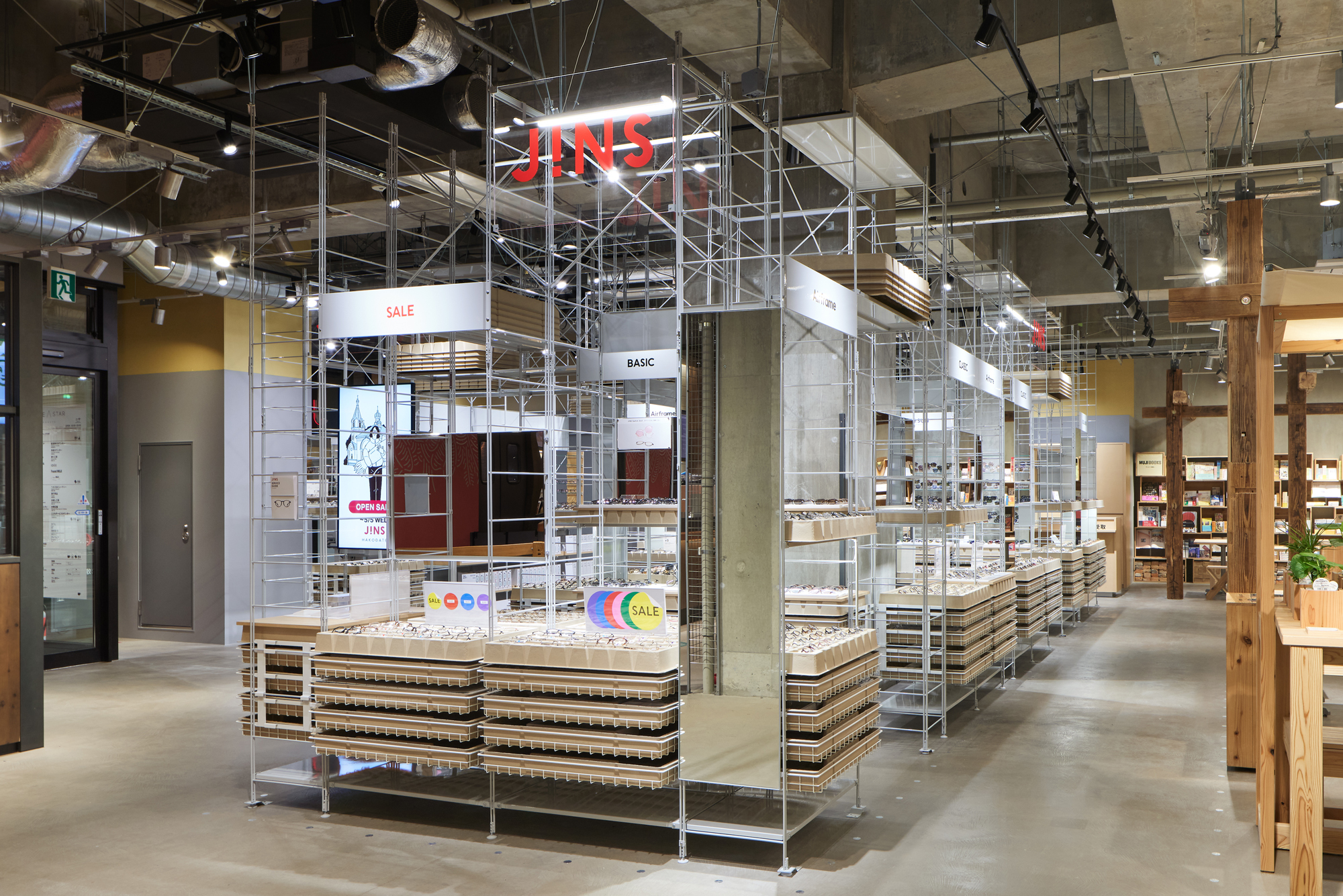 JINS 睛姿函馆店丨日本丨Schemata Architects + Jo Nagasaka-14