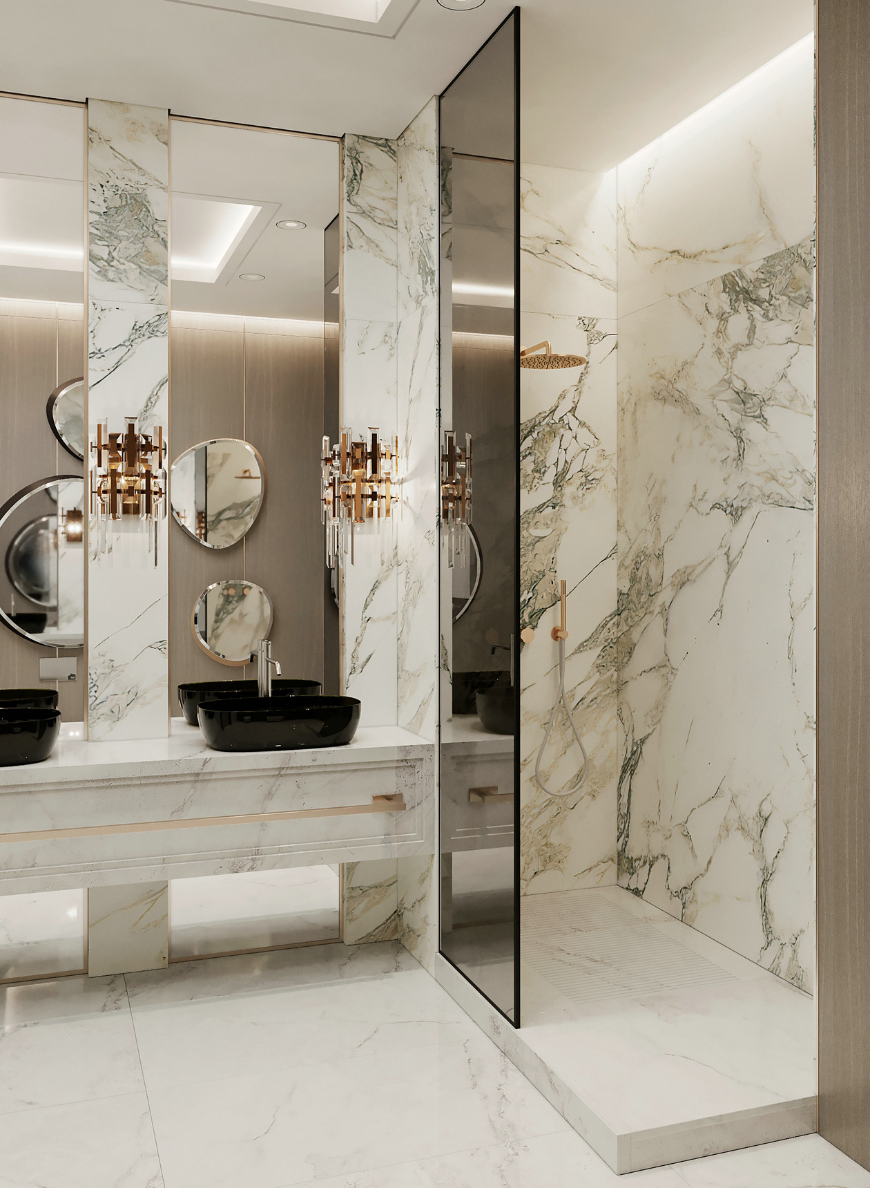 原木+大理石 打造出满满的高级范儿！-22