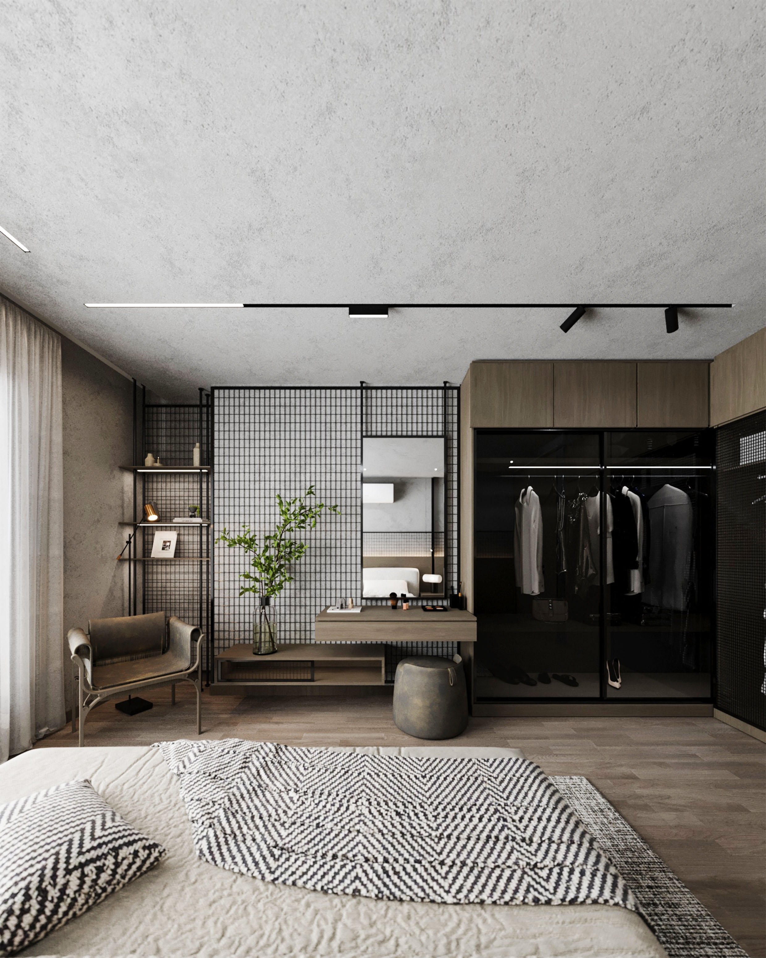 工业风卧室设计丨HAMMOUD ARCHITECTS-10