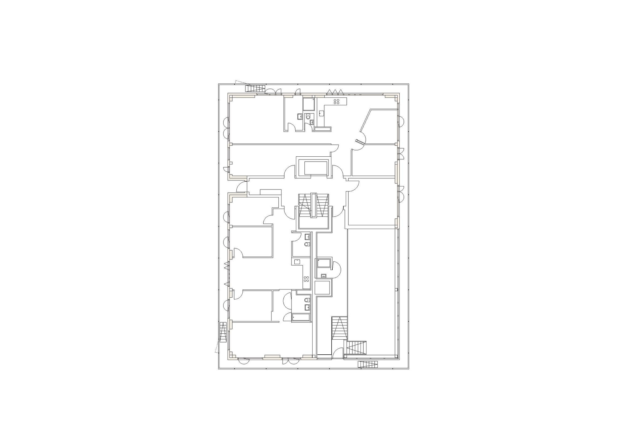 柏林 R50 公共住宅 | 钢筋混凝土与木墙的巧妙结合-51