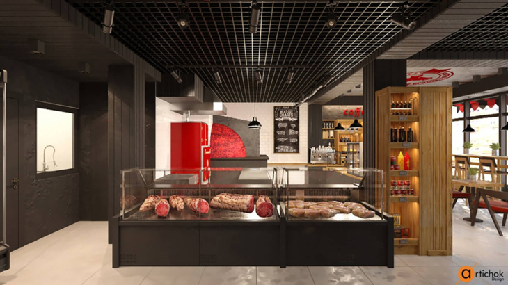 “МЯСНАЯ ГИЛЬДИЯ”品牌连锁商店新格式店丨“Artichok Design”-20